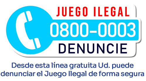 0800-0003 | DENUNCIAS DE JUEGO ILEGAL